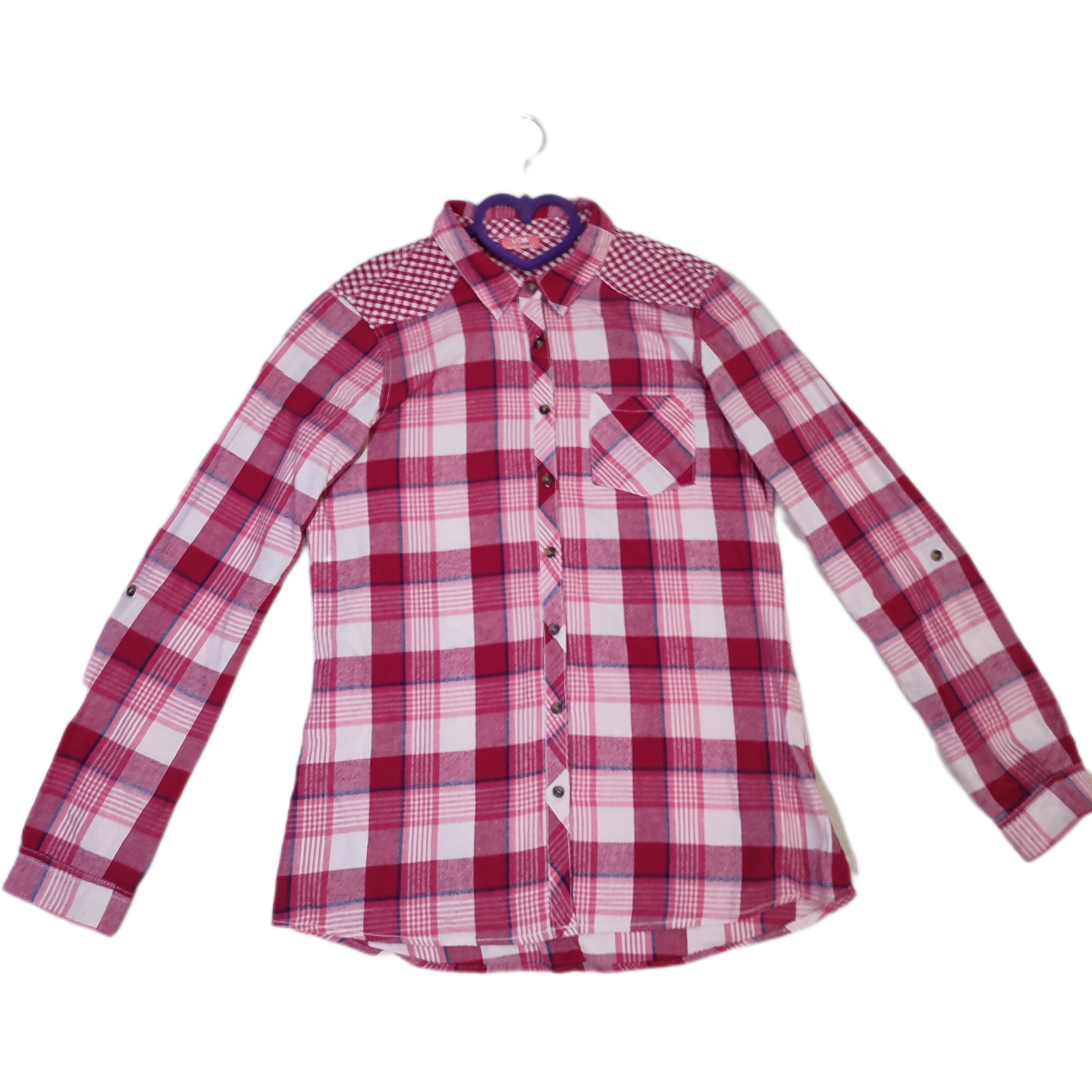 شومیز پشمی چهارخانه وارداتی برند LC Waikiki