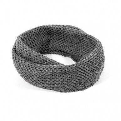 شال گردن رینگی بافت طوسی