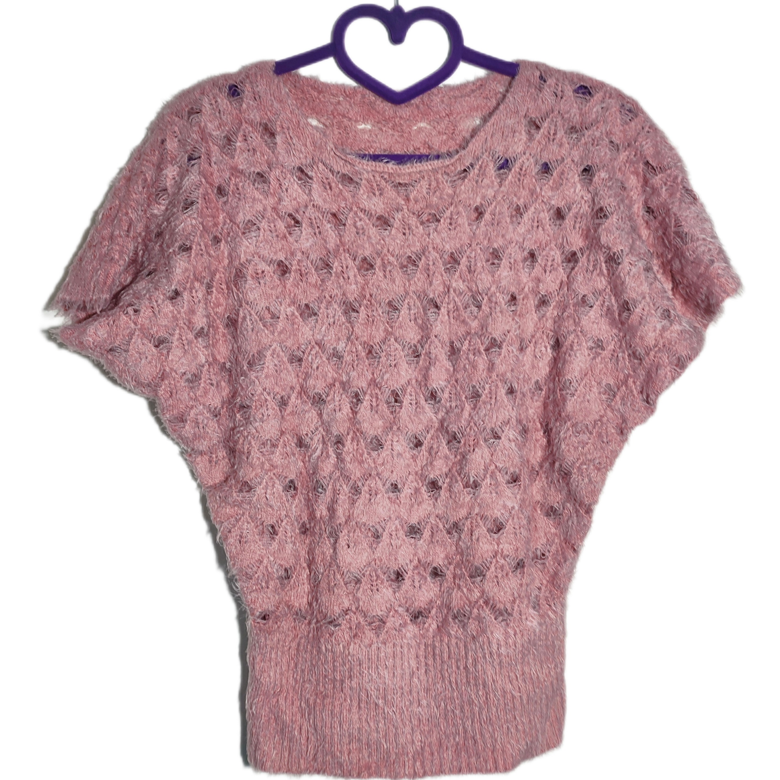 بلوز بافت وارداتی موهر صورتی