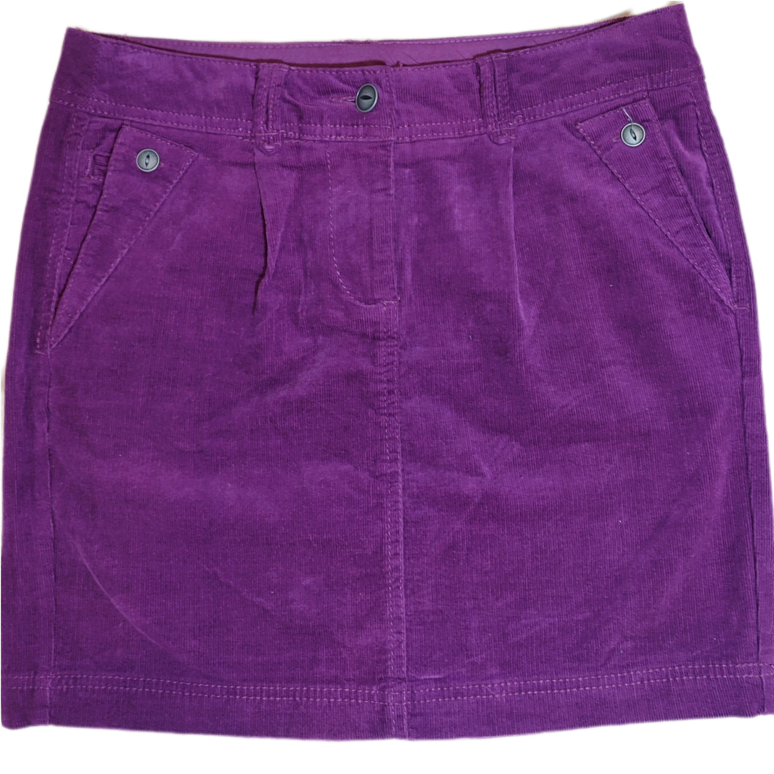 دامن کوتاه مخمل کبریتی بنفش وارداتی