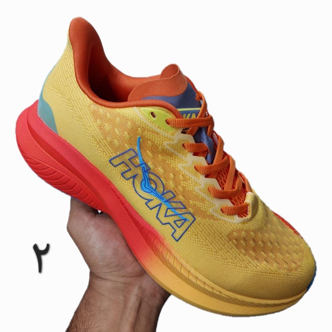 کفش کتونی ورزشی هوکا Hoka ویتنام زرد سایز 40