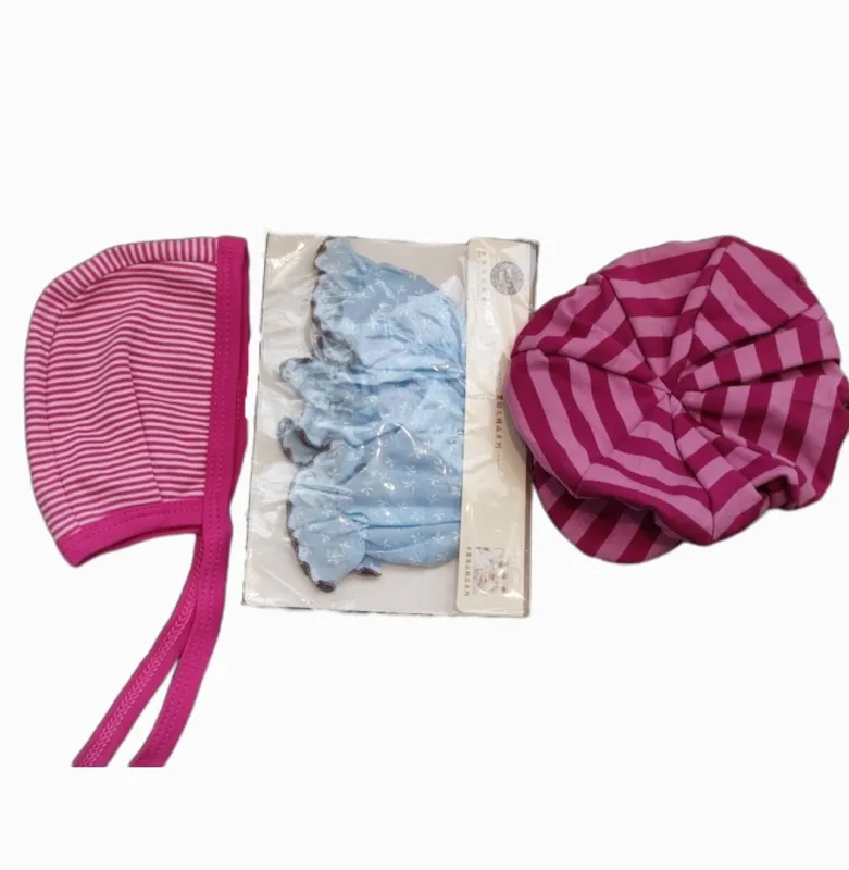 کلاه نوزادی نخی مجموعه سه عددی