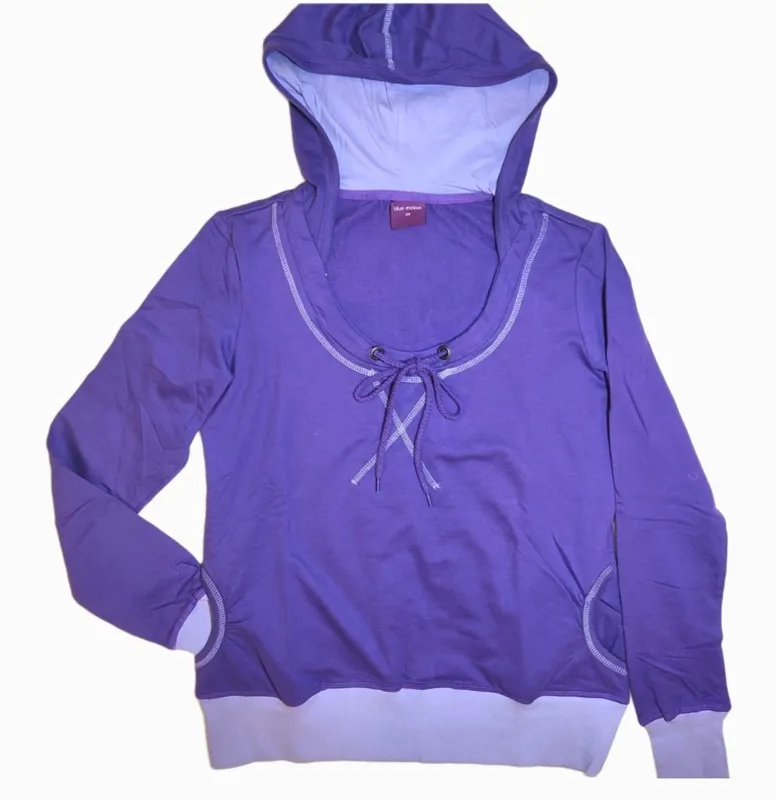 هودی کلاه دار وارداتی بنفش برند blue motion