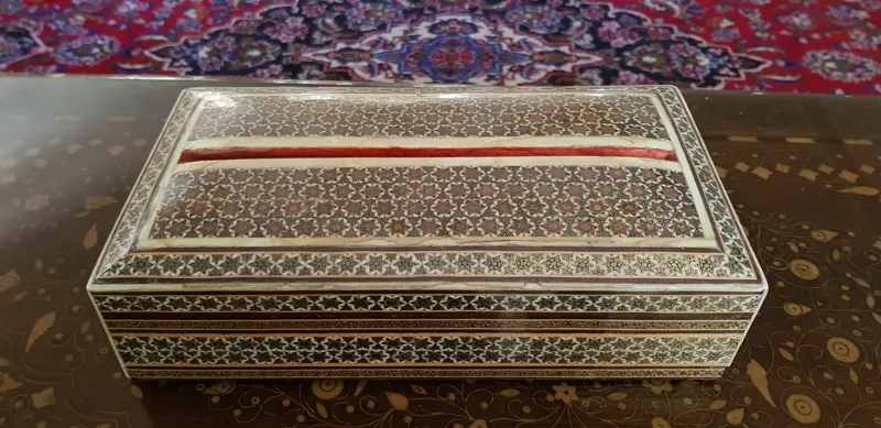 جعبه دستمال خاتم قدیمی9