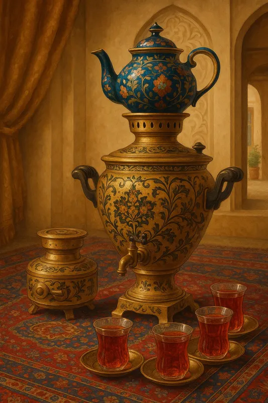 سماور قدیمی گازی نفتی
