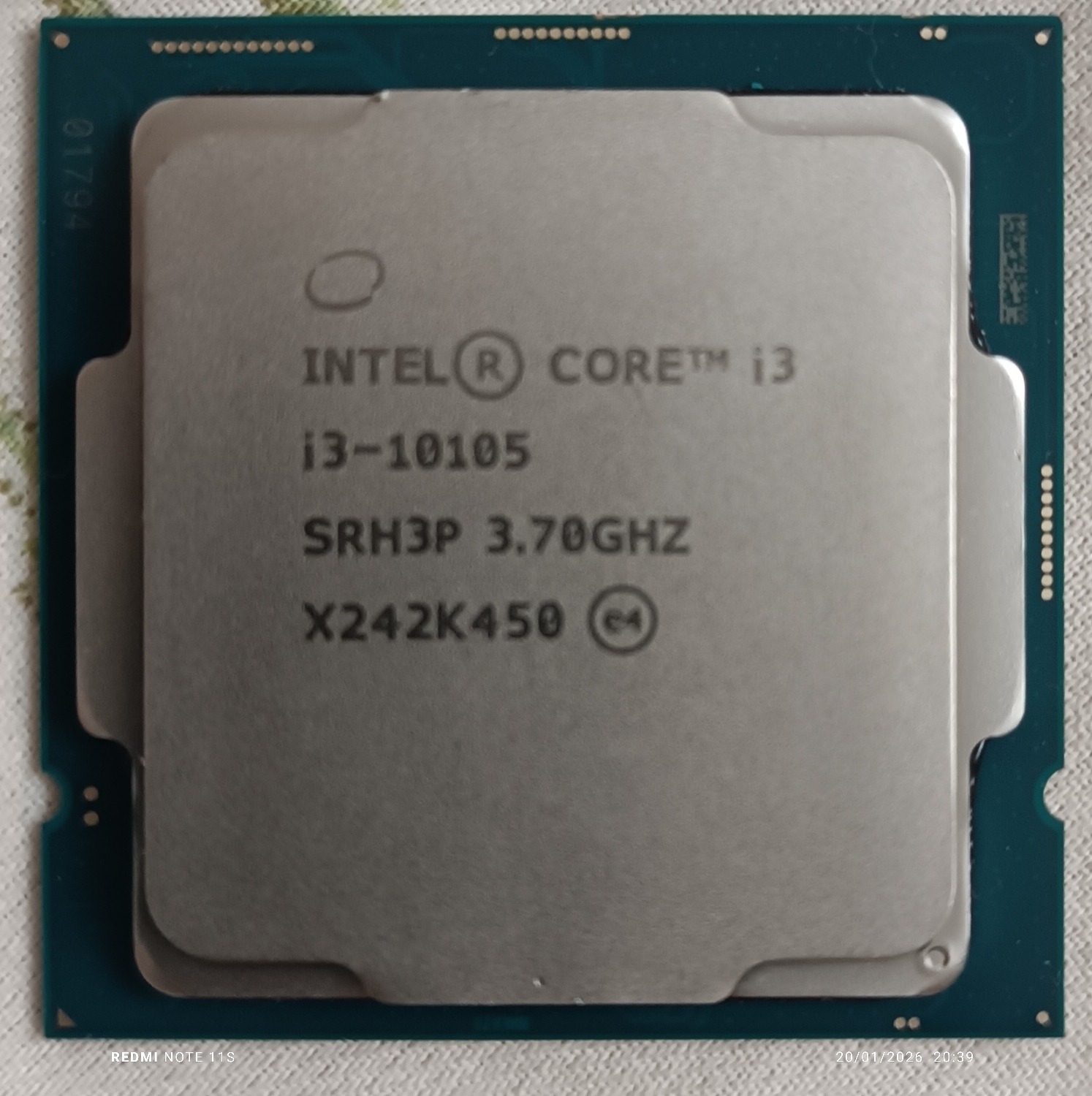 پردازنده مرکزی اینتل Core i3 10105