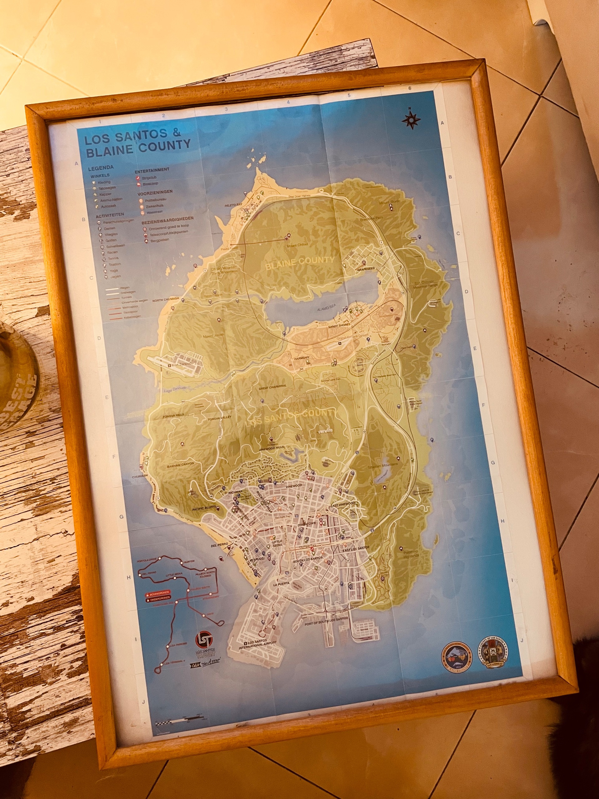 نقشه اورجینال بازی GTA V