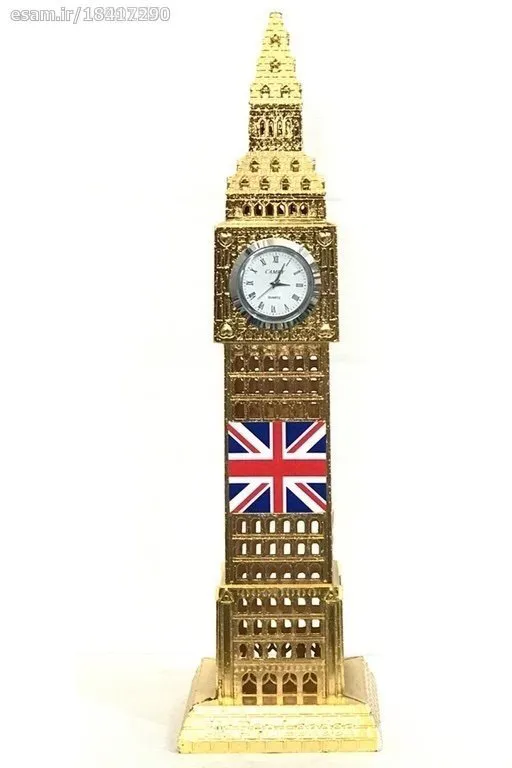 ماکت دکوری بزرگ فلزی برج ساعت بیگ بن لندن BIG BEN