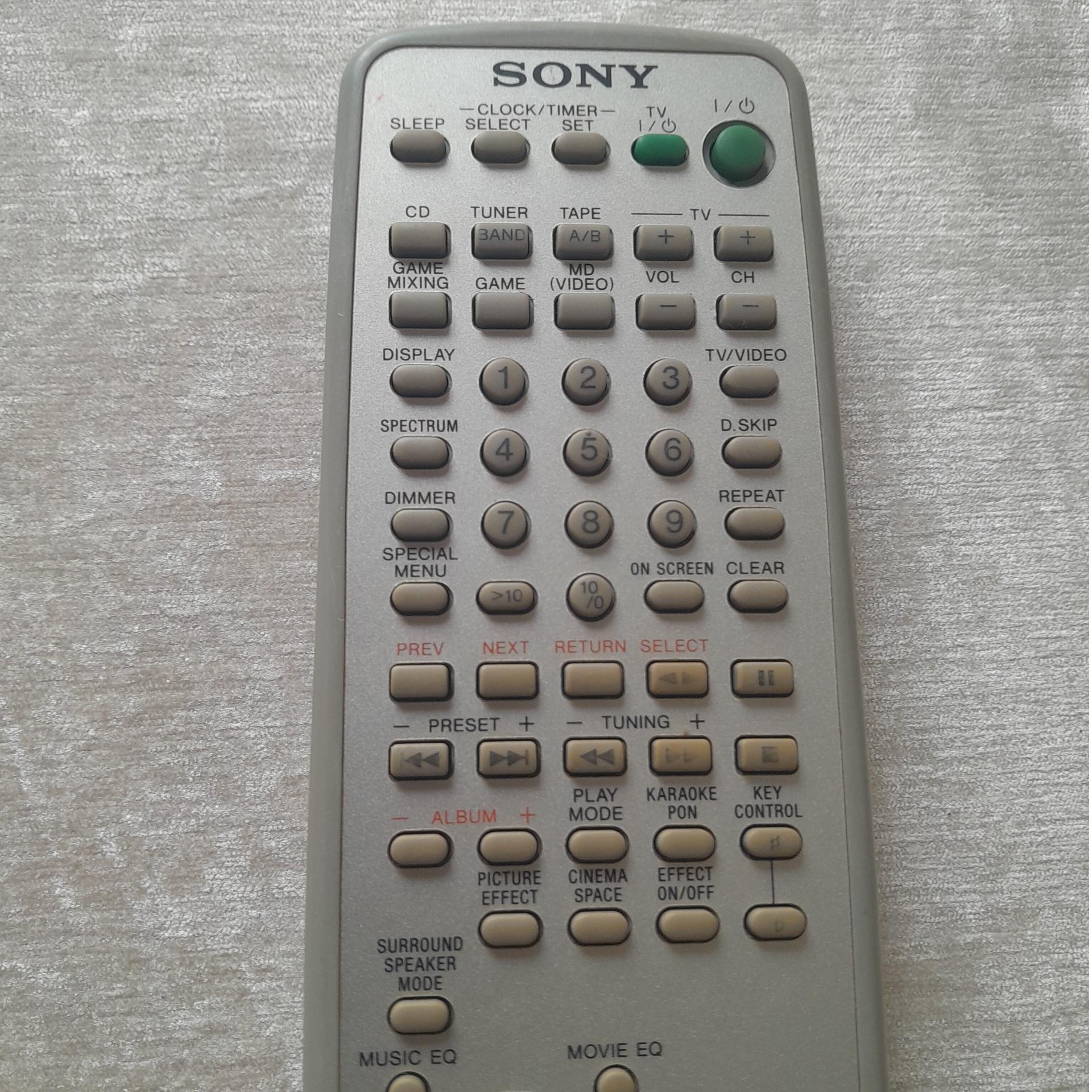 ریموت کنترل ضبط سونی. Sony