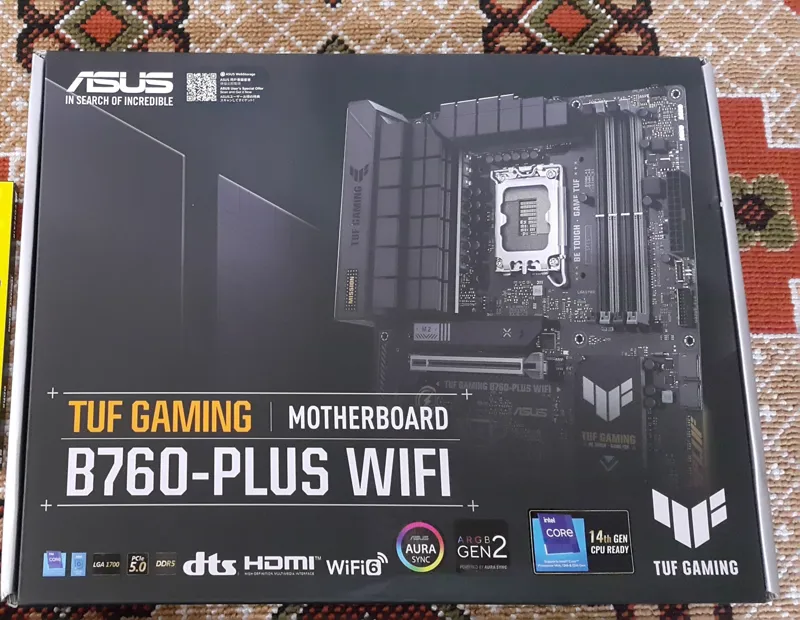 مادربرد ایسوس ASUS TUF GAMING B760-PLUS WIFI DDR5