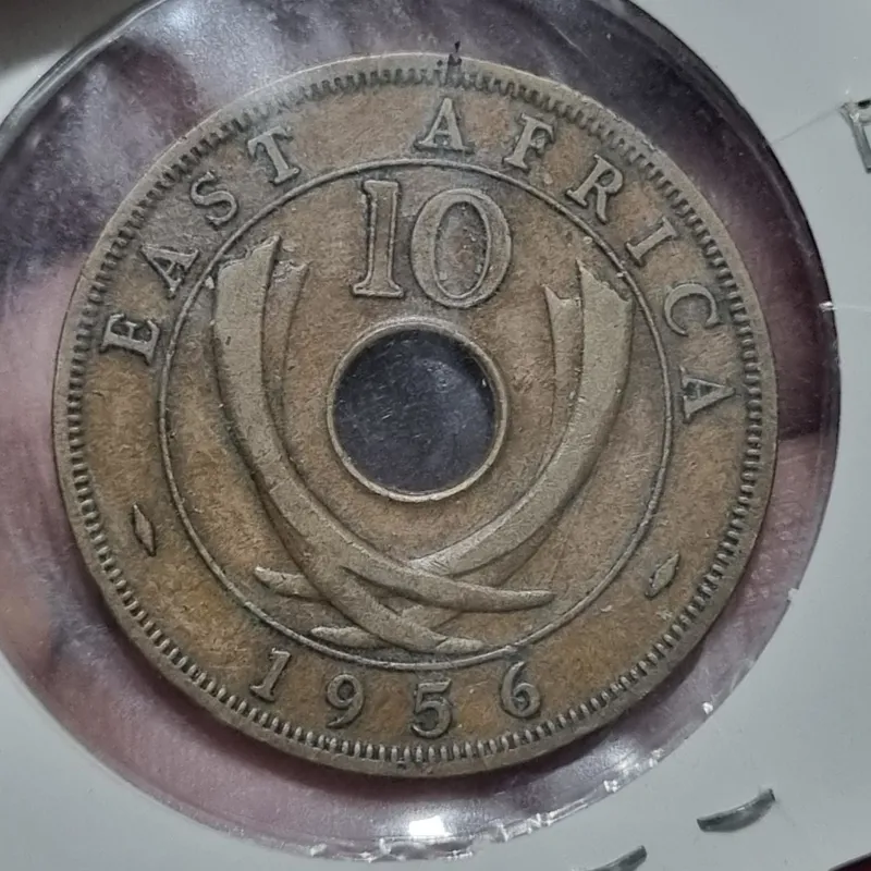 سکه سوراخ وسط آفریقا 1956 میلادی
