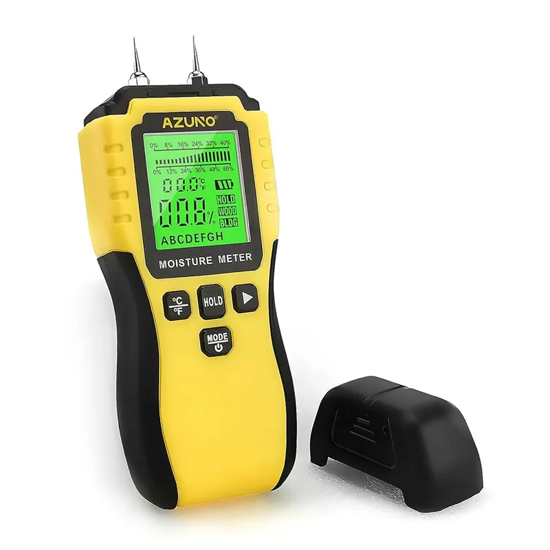رطوبت سنج چوب و دیوار عالی برند AZUNO WMM-09A