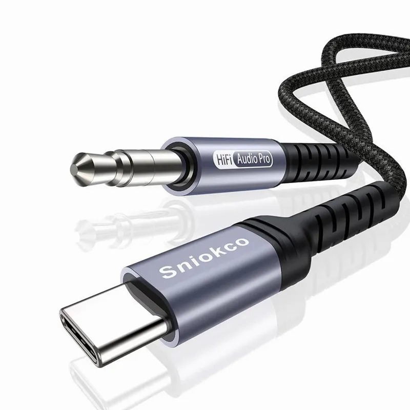 کابل USB C به AUX میلی متری برند Sniokco