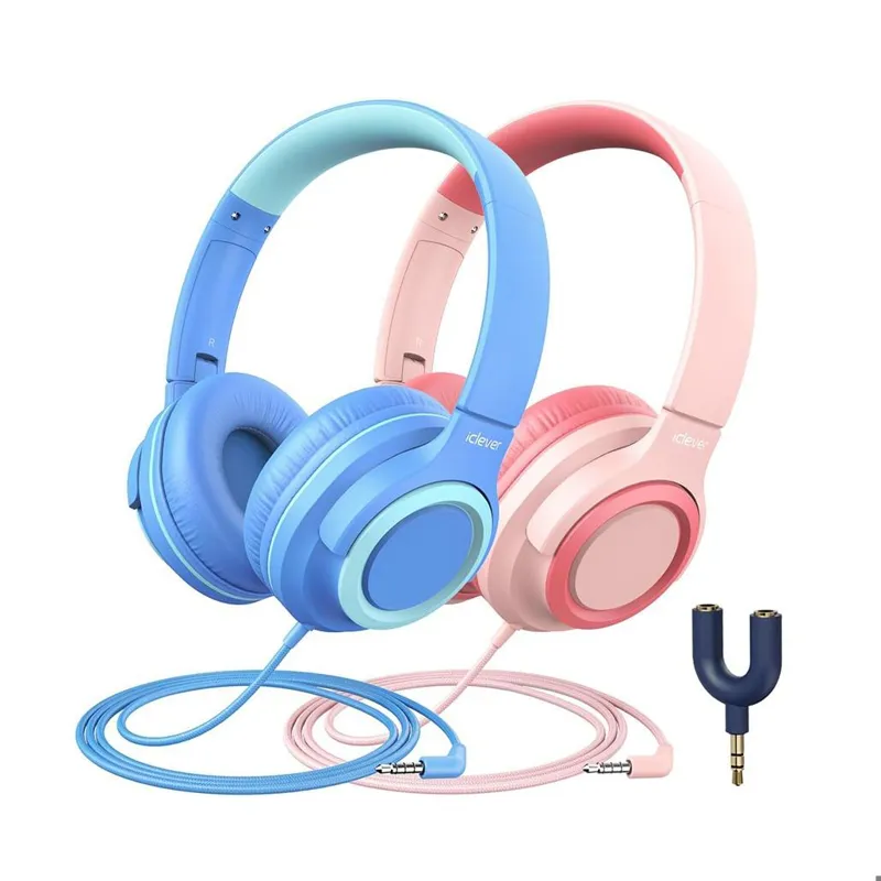 پک ست دو عددی هدفون کودک برند iclever HS22
