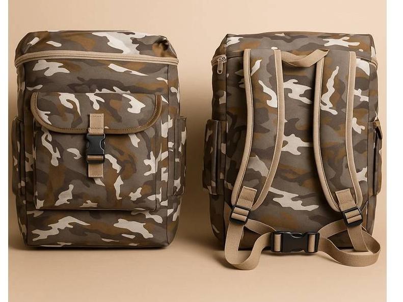 کوله پشتی ارتشی تاکتیکال طرح پلنگی خاکستری