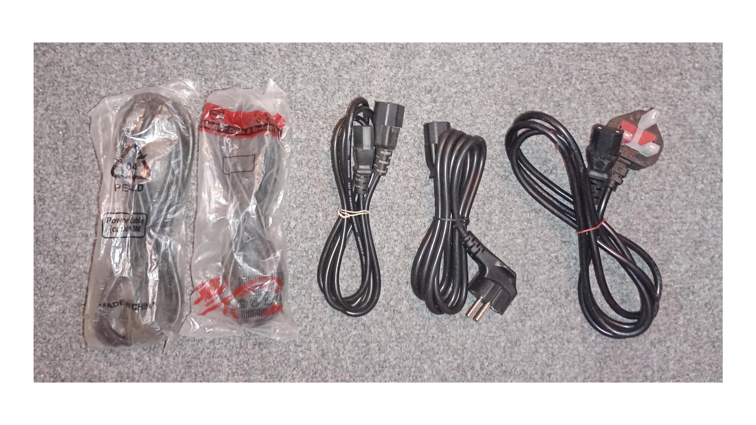 5 عدد کابل برق پاور کامپیوتر POWER CABLE