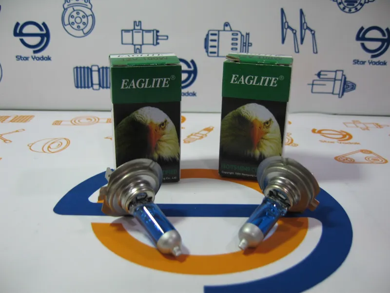 لامپ h7 ایگل چراغ جلو 100 وات (یک جفت) نور سفید