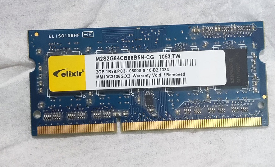 رم DDR3 2GB 1Rx8 PC3 10600S