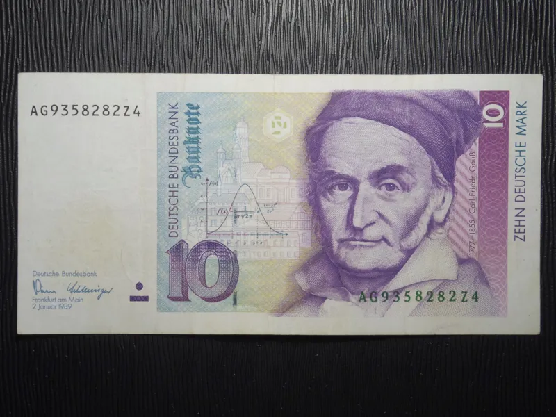 اسکناس 10 مارک آلمان غربی 1989 توضیحات