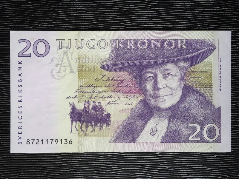 اسکناس 20 کرون سوئد 2008 در حد نو
