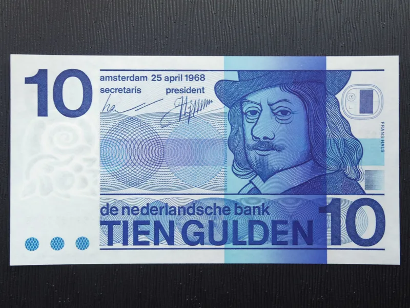 اسکناسِ بانکی 10 گیلدر هلند 1968
