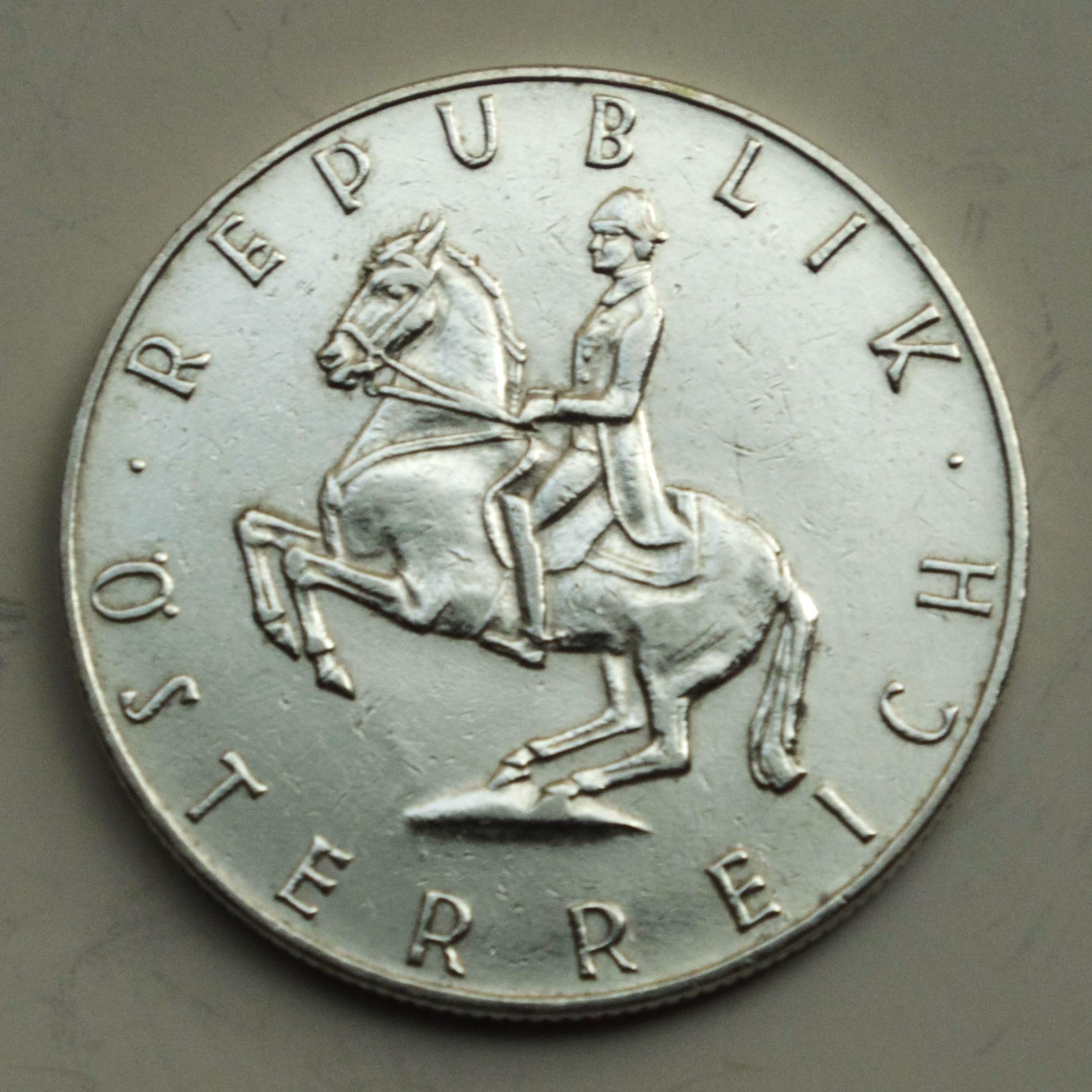 سکه نقره 5 شیلینگ 1962 اتریش زیبا و کلکسیونی