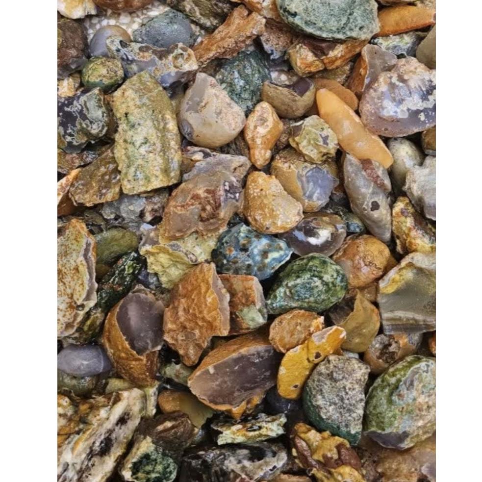 3کیلو عقیق رنگی مخلوط با طبع رنک عالی