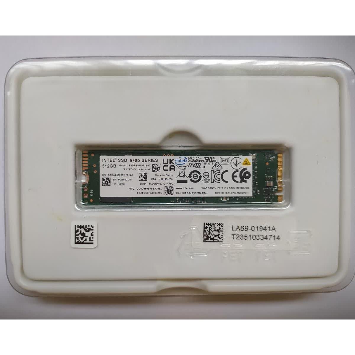اس اس دی 512GB INTEL m2