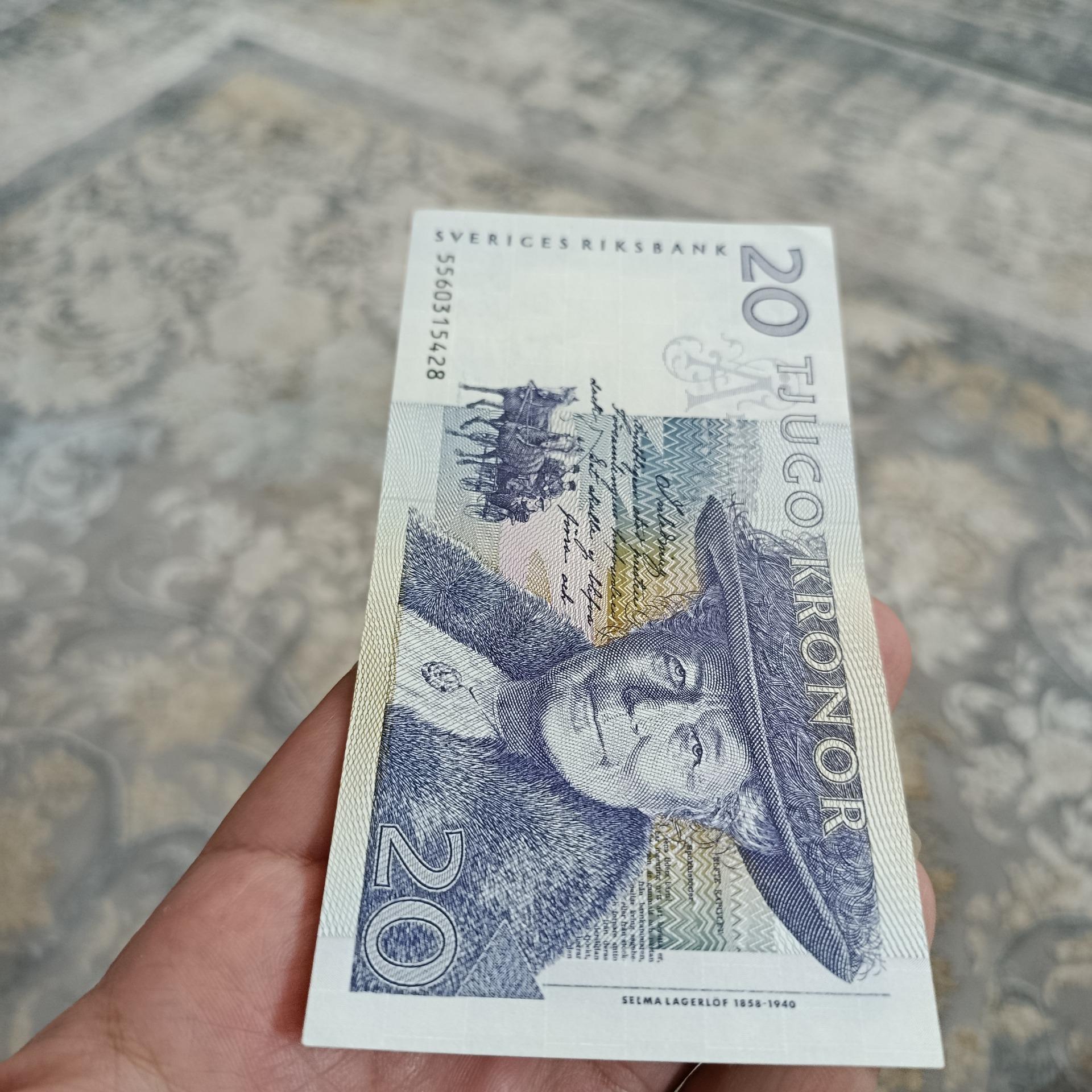 تک 20 کرون سوئد سایز بزرگ نایاب