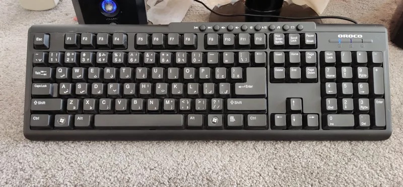 کیبورد کامپیوتر برند oroco
