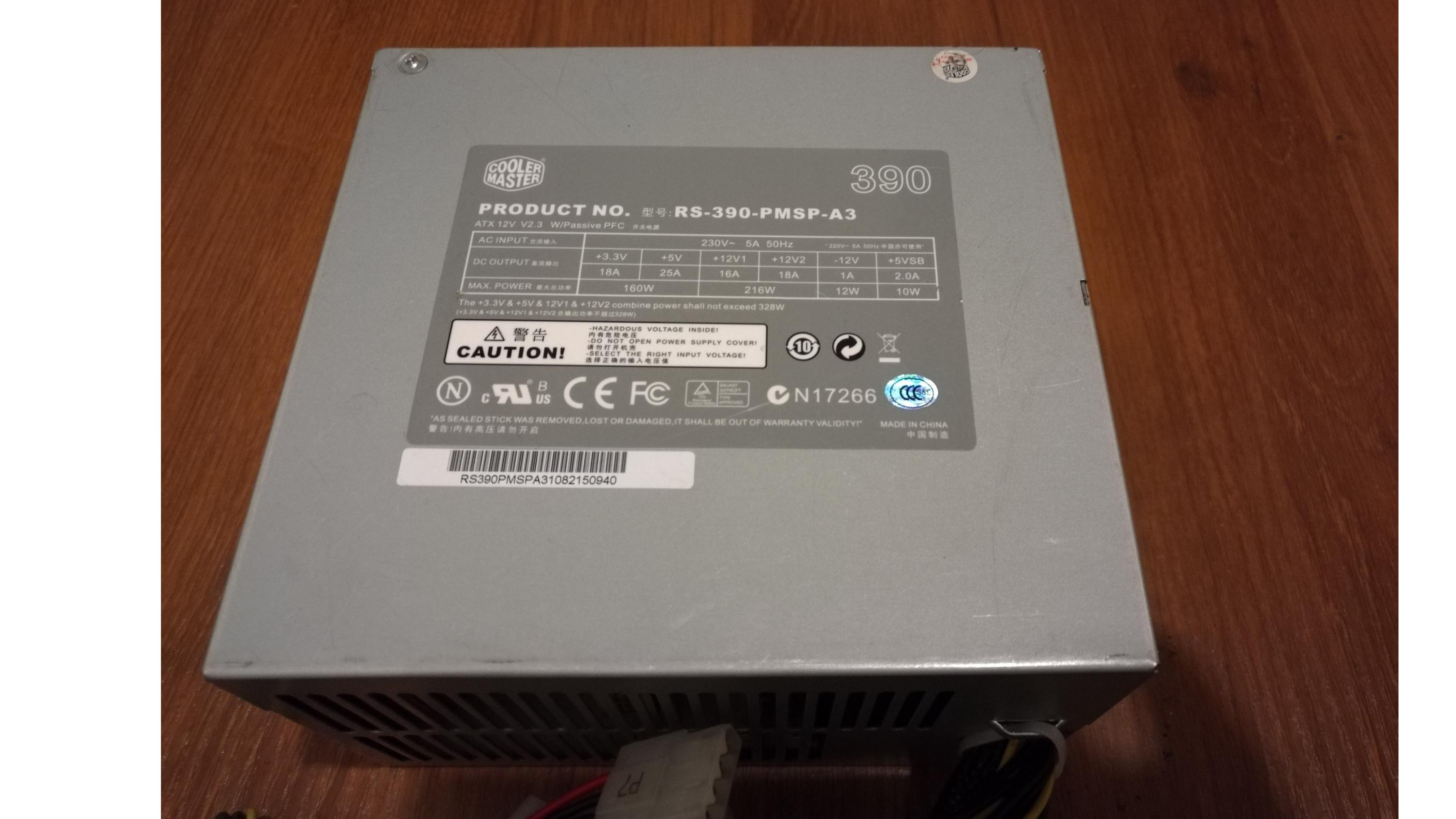 پاور 390 وات کولر مستر Cooler Master