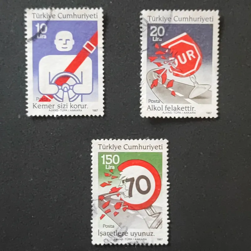 تمبر ترکیه 1987