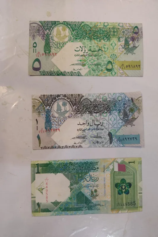 نیم ست اسکناسهای قطر