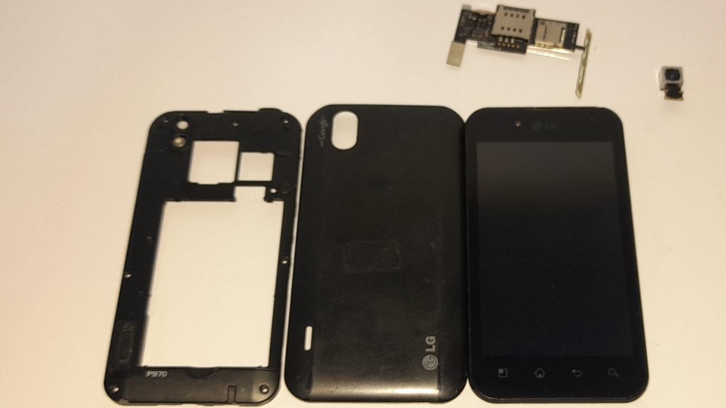 گوشی بدون برد LG P970