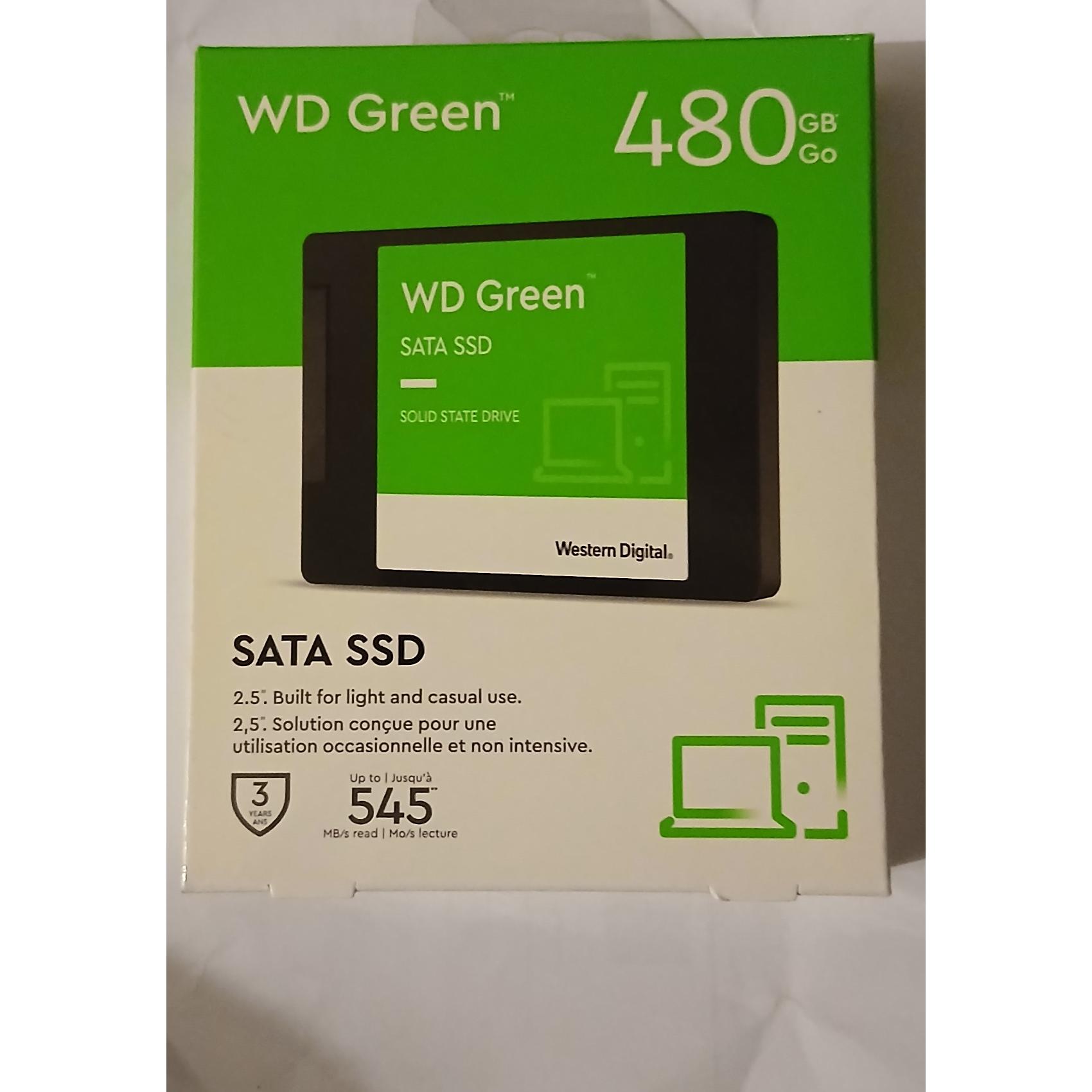 SSD Western Digital 480GB Green