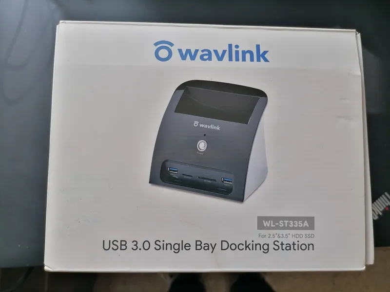 داک هارد 3.5 اینچی wavlink با پورت USB 3 و SD/MMC