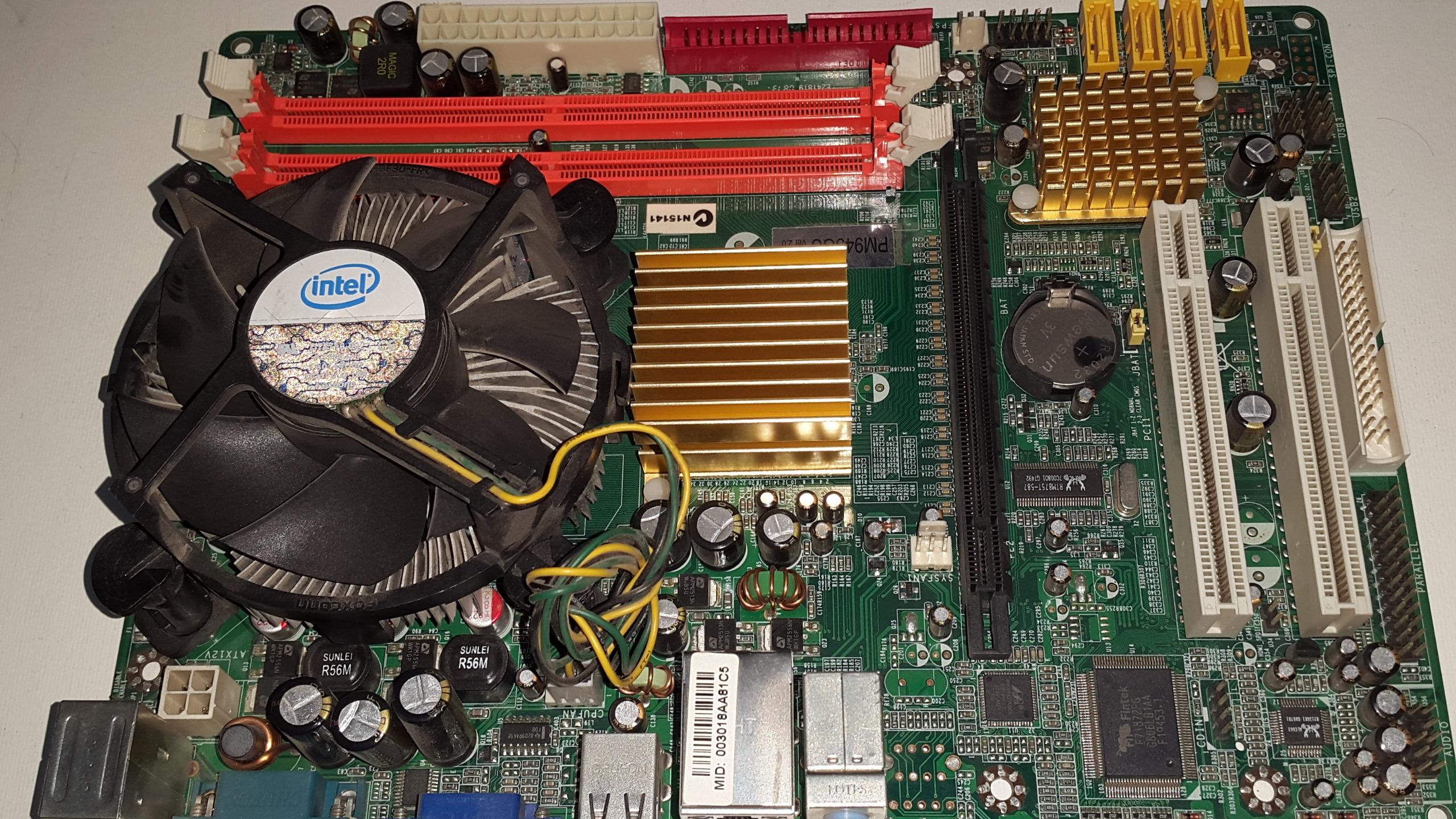 مادربرد آلباترون با CPU و فن (144) ارسال رایگان
