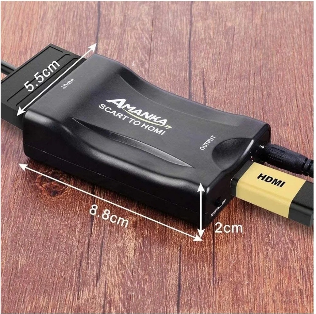 مبدل SCART به HDMI برند AMANKA