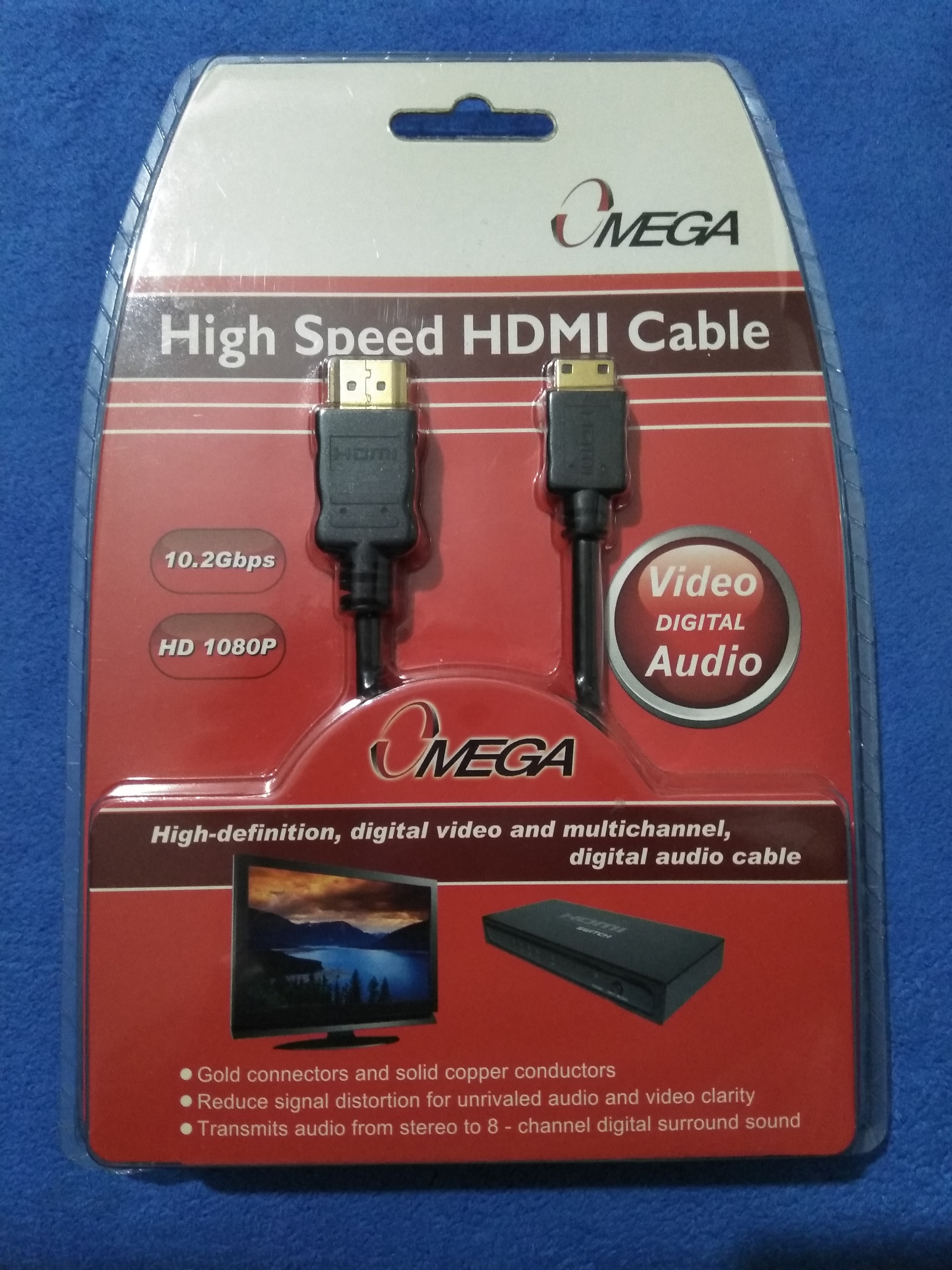 کابل HDMI به Mini HDMI برند OMEGA