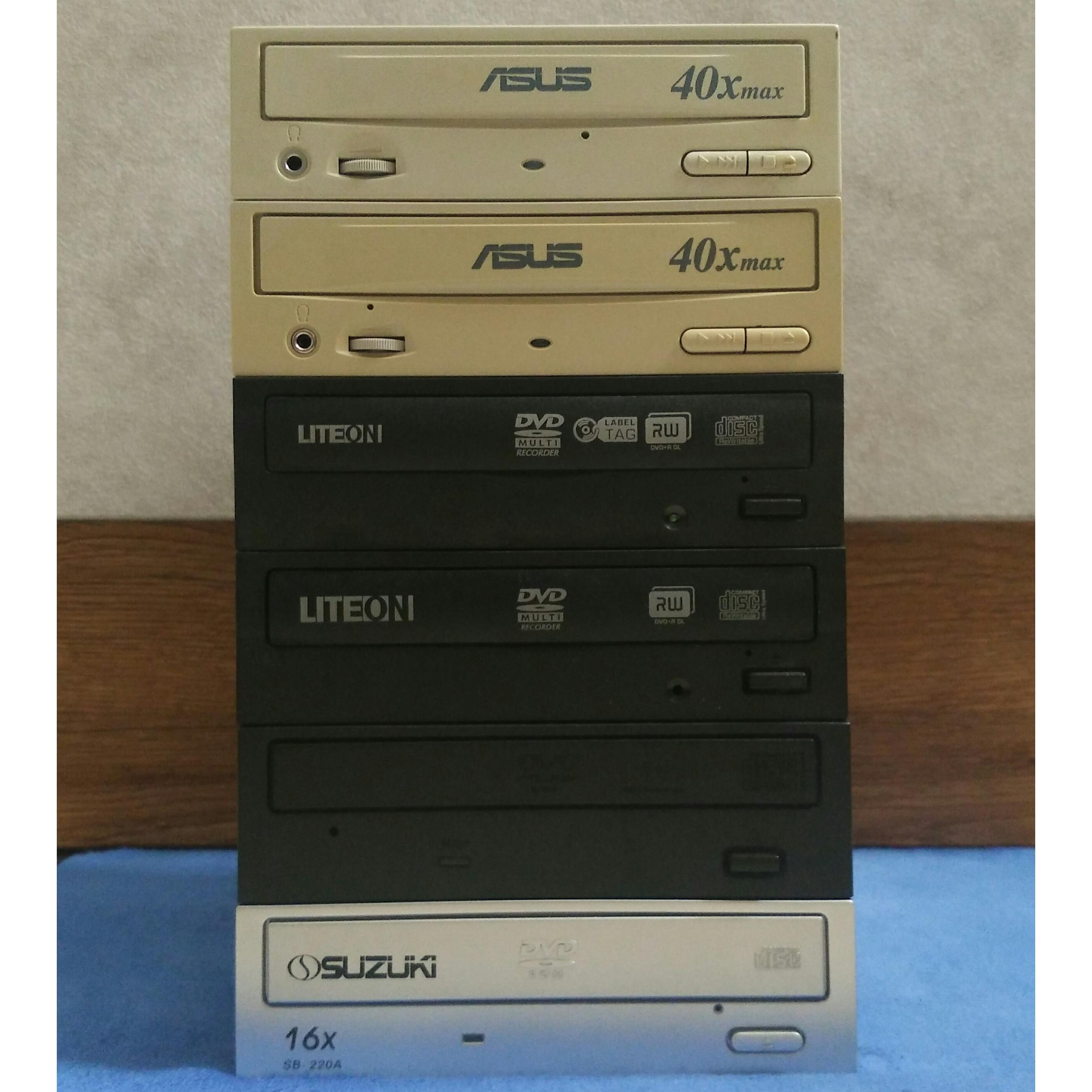 6 عدد دی وی دی رایتر و سی دی رایتر- فروش یکجا