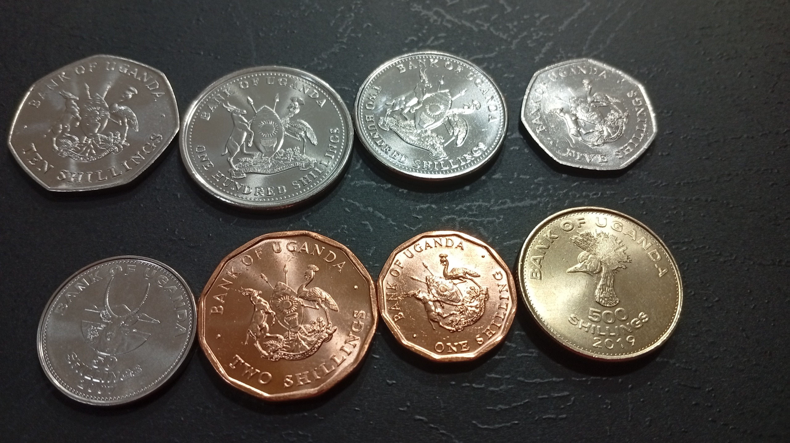 ست سکه های کشور اوگاندا