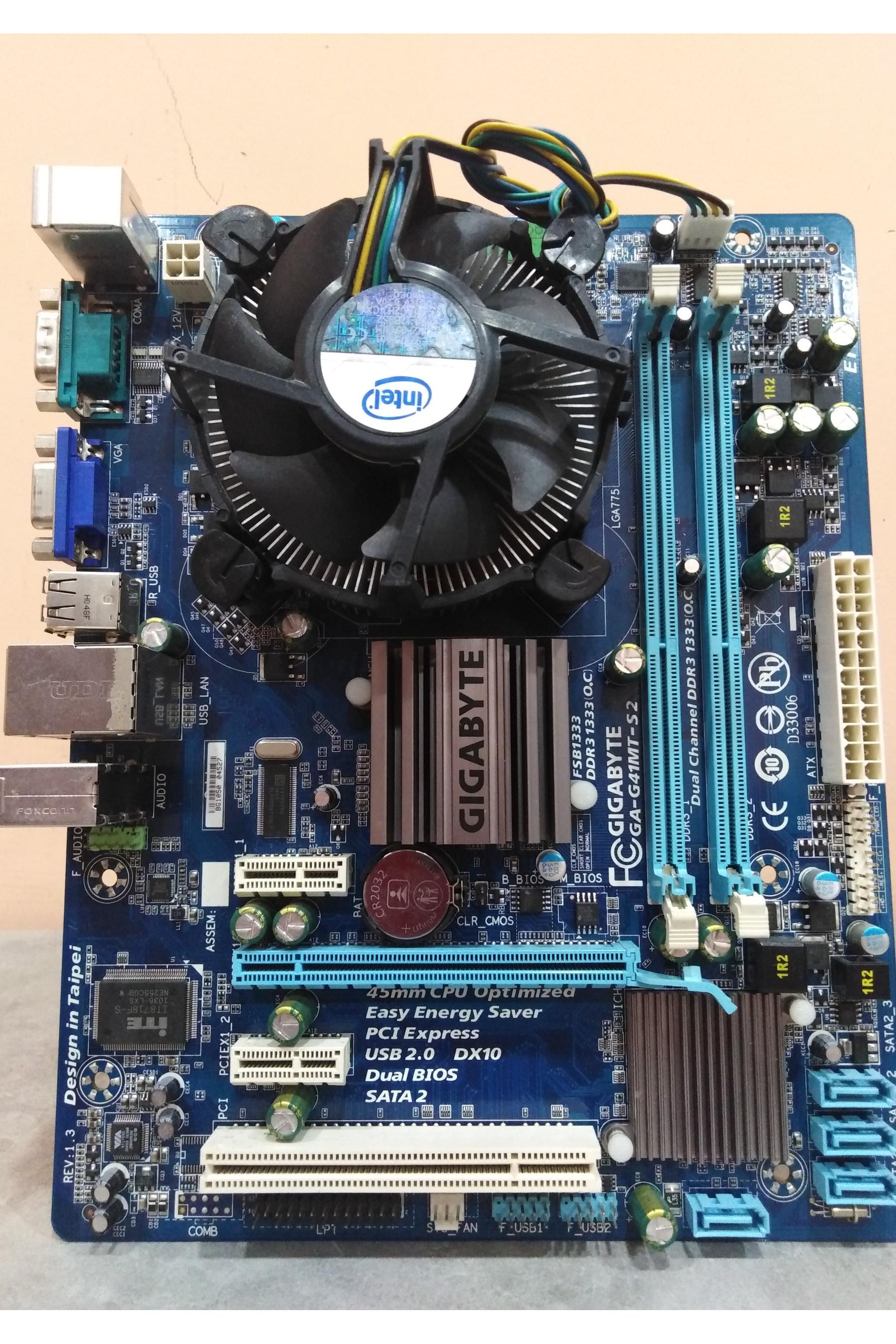 باندل مادربرد Giga G41MT S2 سیپیو Pentium E5700