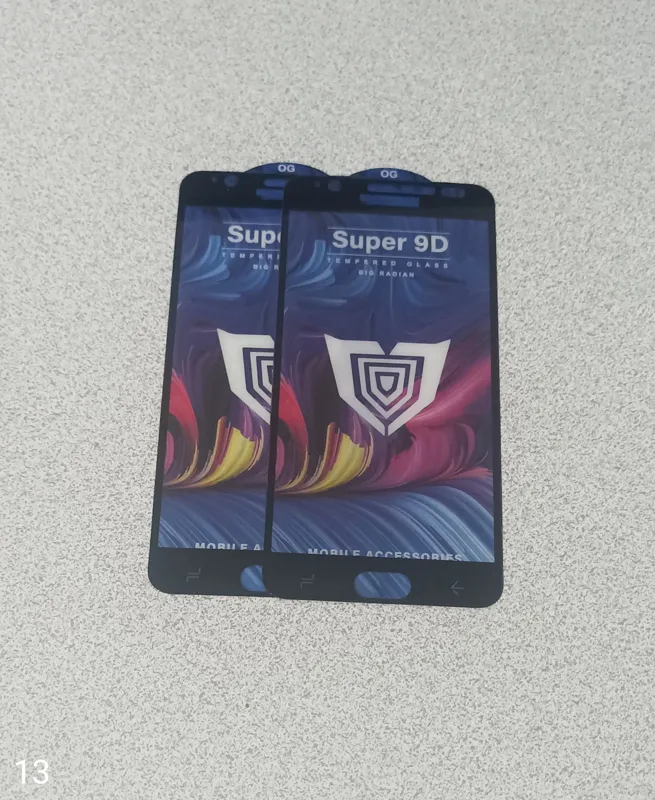 گلس تمام صفحه مناسب J7 سامسونگ پک 2 عددی