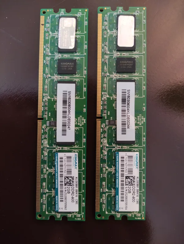 رم کامپیوتر 2GB DDR2 کینگ مکس