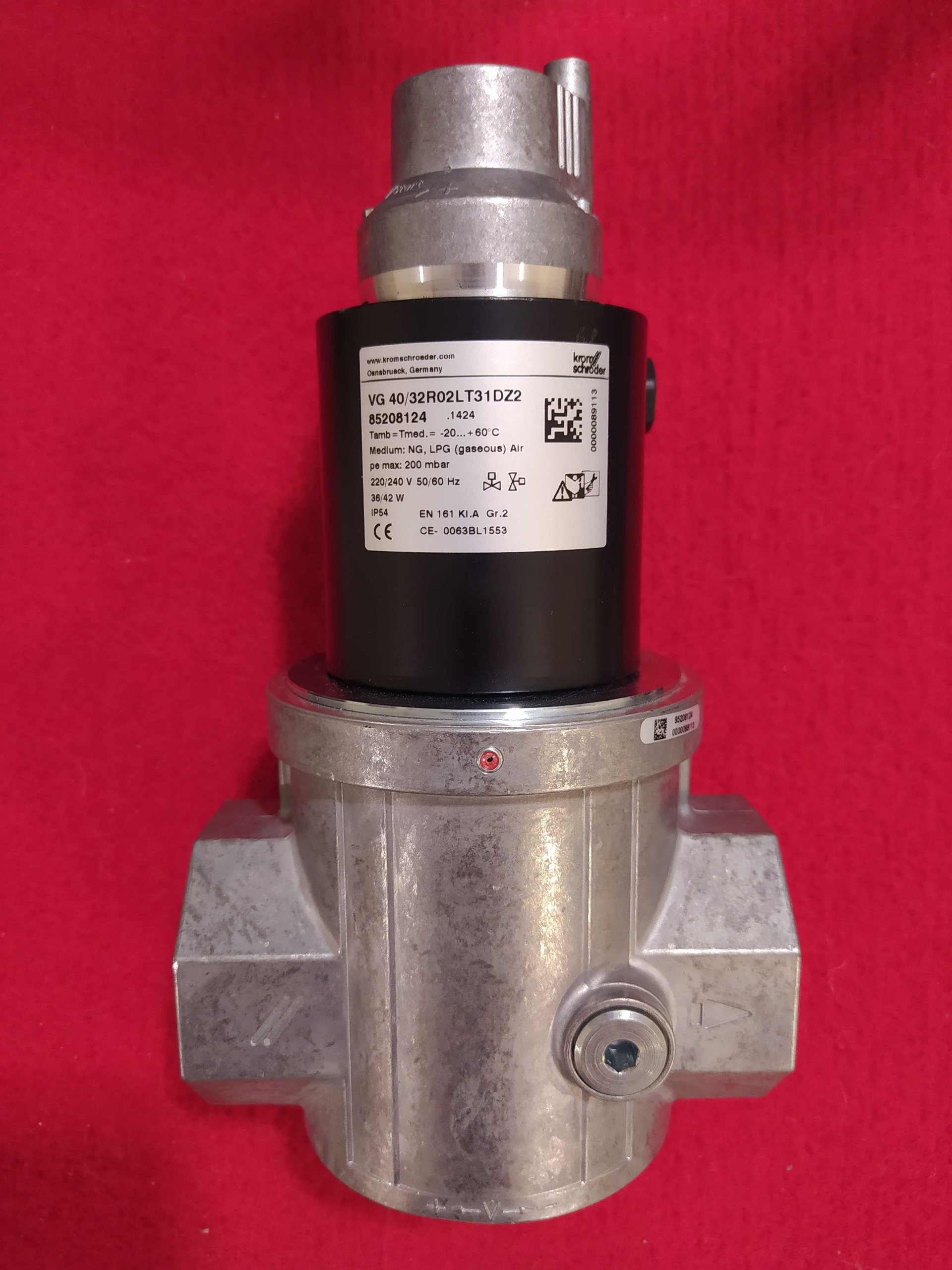 شیر برقی گاز کروم شرودر تدریجی VG 40-32R02LT31DZ2