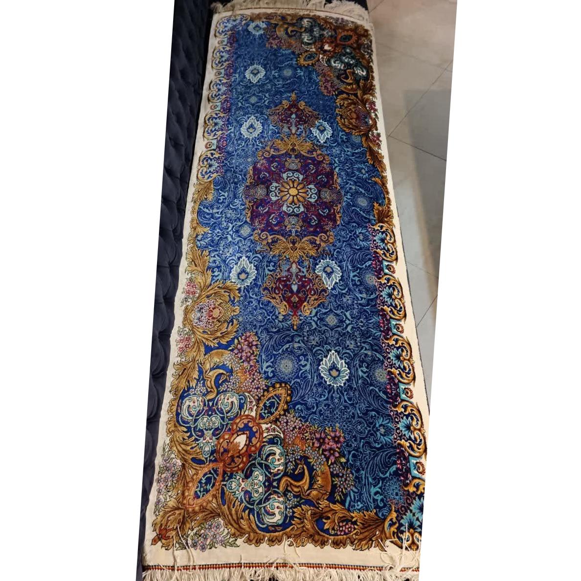 رانر 60155 دستباف تمام ابریشم طبیعی قم