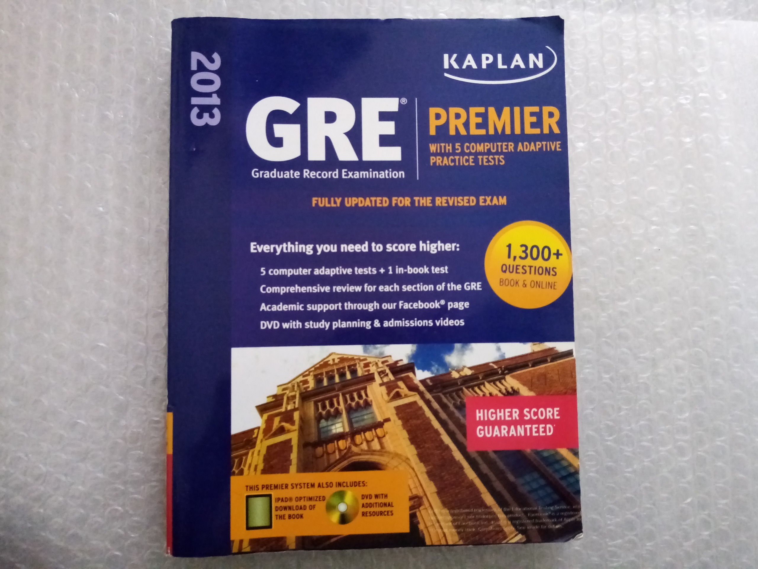 کتاب Kaplan 2013 GRE
