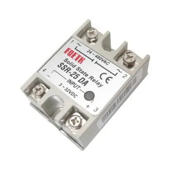 رله حالت جامد 25A تک فاز SSR-25DA