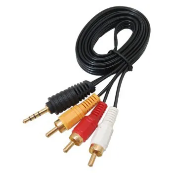 کابل تبدیل جک 3.5 میلیمتری به سه RCA طول 1.5 متر
