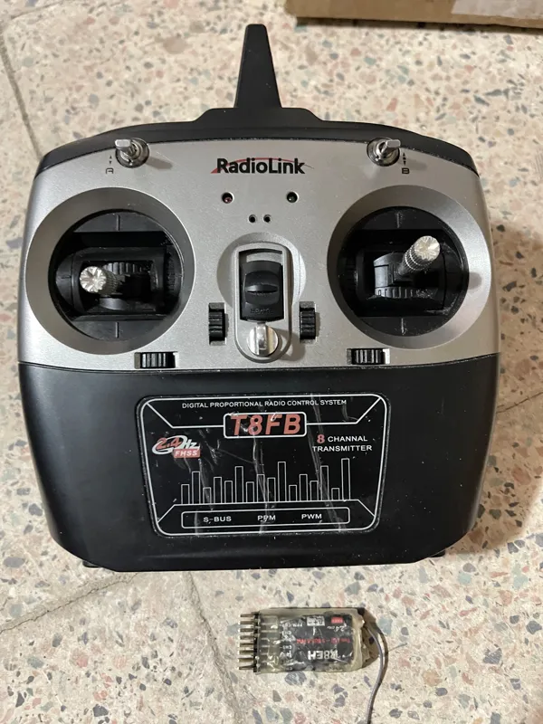 رادیوکنترل و گیرنده 8کانال radiolink